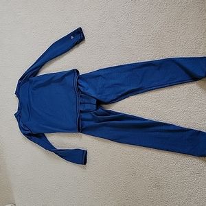 Boys athletic wear layer thermal top and pants set